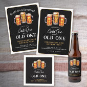 Koude Met De Oude Foto Bier Verjaardag Kaart