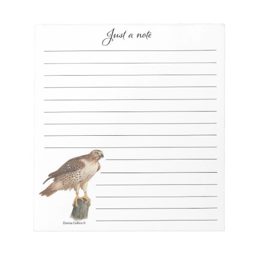Collection Hawk Note Pad Notitieblok (Voorkant)