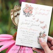 Hij Geeft Vlinders Thee Bloemrijke Shower Ring Gam Poster