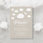 White on Cloud 9 Baby shower Welkom Acryl Bord