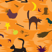 hallo heks - naadloos halloween patroon. groot cadeauzakje