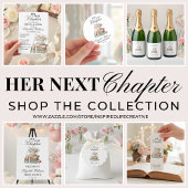 Elegant Floral Her Next Chapter Bridal Shower Servet