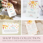 Hier komt de zoon Baby shower dank u aangepaste Servet