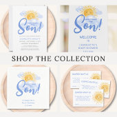 Zon Baby Shower Retouradres Etiket