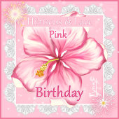 Hibiscus & kant ROZE Spandoek