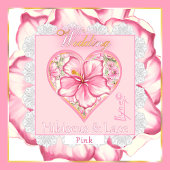 Hibiscus & kant ROZE Bedankdoosjes