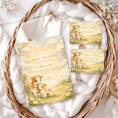 Highland Cow Baby Shower Kaart