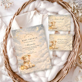 Highland Cow Floral Baby Shower Servet