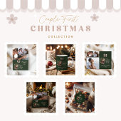 Highland Cow Merry Christmas Mrs and Mr 7 Photo  Feestdagenkaart