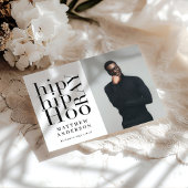 Fotoaankondiging afstuderen heuphoornkop magneet