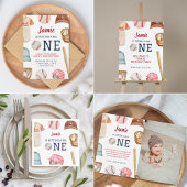 Honkbal Grote Een Jongen 1e Verjaardag Kaart