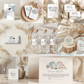 Hockey baby shower, ice hockey book request informatiekaartje