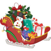 Schattige Christmas Premium Rond Ornament