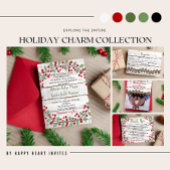 Holiday Charm Winter Kerstlabel Etiket