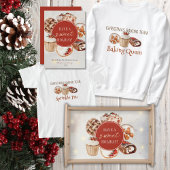 Kerst Cupcake retour adres label