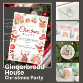 Santa Gingerbread House Kerstfeest Bedankdoosjes