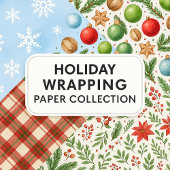 Elegant Blue Watercolor Human Silhouettes Pattern Cadeaupapier