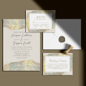 Iridescent Modern Glitter Weddenschap Welkom Spandoek