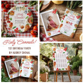 Funny Holy Cannoli little meatball 2nd birthday Kaart