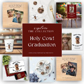 Koe studeerde hij af met Rustic Acrylic Announceme Acryl Uitnodigingen