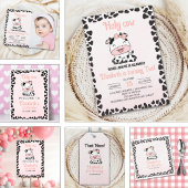 Holy Cow, Adorable cow birthday girl Bedankdoosjes