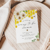 Honey Bee en Daisies Gepersonaliseerd Baby shower Papieren Bekers