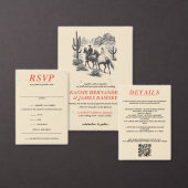 Horseback Canyon Couple Save the Date (Personaliseer de collectie van deze zelfstandige maker.)