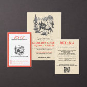 Horseback Canyon Couple Save the Date (Personaliseer de collectie van deze zelfstandige maker.)