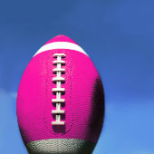 Girl Party Roze Football Verjaardagsuitnodiging Kaart