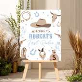 How the West Was One 1st Birthday Invite Kaart