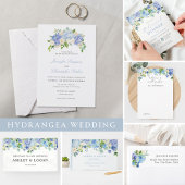 Kaarten voor blauwe hydrangea Moving Announding