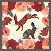 Zoete boho volkskunst vlinder bloemig papieren bordje