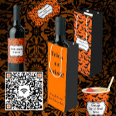 Oranje zwarte gepersonaliseerde Jack O Lantern Boo T-shirt