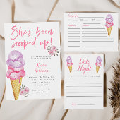 Ice Cream Vrijgezellenfeest Recept Aanvraag Kaart