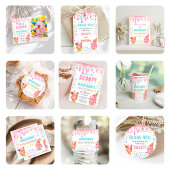 Ice Cream 1e verjaardag Ronde Sticker