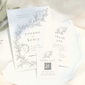 Elegante botanische koppels bruiloft retour adres rubberstempel