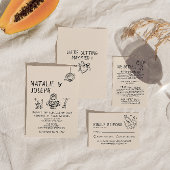 Geïllustreerde Handgeschreven Cake All In One Brui Kaart