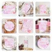 In haar 18e verjaardagsfeestje bedankkaart