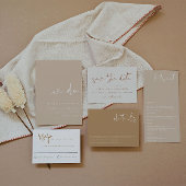 INDIE Boho op mijn bruidsmeisje op mijn bruiloft K Bedankkaart