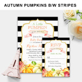 Najaar pomkin Maple Leaves Fall Wedding RSVP