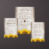 Vrijgezellenfeest Rustisch Land Barn Wood Zonneblo Spandoek (Personaliseer de collectie van deze zelfstandige maker.)