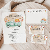 Herfst in Liefde Boerderij Truck Pompoen Herfst Ba Kaart