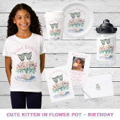 Schattigee kitten | Gelukkige Verjaardag Dochter W T-shirt