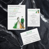 Ierland Couple Enclosure Kaart (Personaliseer de collectie van deze zelfstandige maker.)