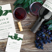 Green Irish Claddagh Ring Return Address Etiket