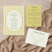 Elegant Modern Bold Citrus Yellow and Olive Green Etiket (Personaliseer de collectie van deze zelfstandige maker.)