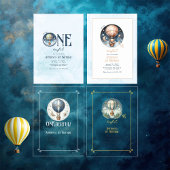 Een heerlijke heteluchtballon bedankkaart