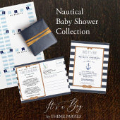 Rustieke Nautical Ahoy Het is een Baby shower Papieren Bordje