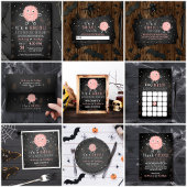 Het is een spook! Kleine monster Halloween baby sh Kaart