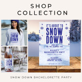 Winter Het staat op het punt om Bachelorette Party Tote Bag